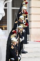 Yael Braun-Pivet Welcomes Mahmoud Abbas At The National Assembly - Paris