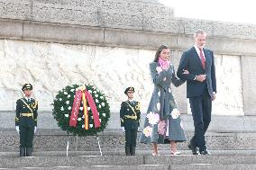 Second Day Of The King And Queen's State Trip To China