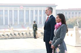 Second Day Of The King And Queen's State Trip To China