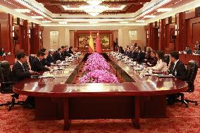 Second Day Of The King And Queen's State Trip To China