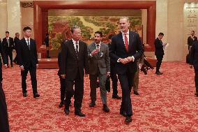 Second Day Of The King And Queen's State Trip To China