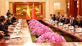 Second Day Of The King And Queen's State Trip To China