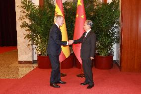 Second Day Of The King And Queen's State Trip To China