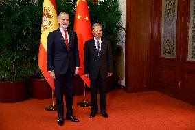 Second Day Of The King And Queen's State Trip To China
