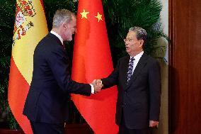 Second Day Of The King And Queen's State Trip To China