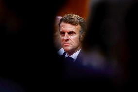 President Macron Meets Readers of La Depeche du Midi - Toulouse