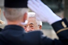 Yael Braun-Pivet Welcomes Mahmoud Abbas At The National Assembly - Paris