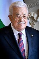 Yael Braun-Pivet Welcomes Mahmoud Abbas At The National Assembly - Paris