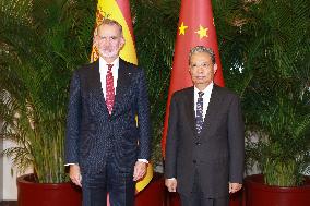 Second Day Of The King And Queen's State Trip To China