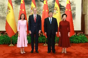 Second day of the King and Queen's state trip to China