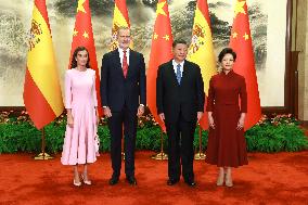 Second day of the King and Queen's state trip to China