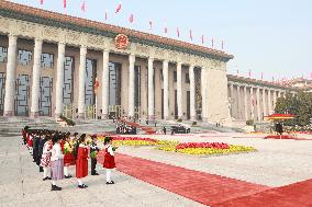 Second day of the King and Queen's state trip to China