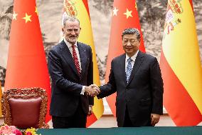 Second day of the King and Queen's state trip to China