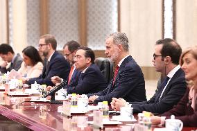 Second day of the King and Queen's state trip to China