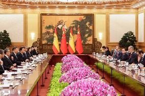 Second day of the King and Queen's state trip to China