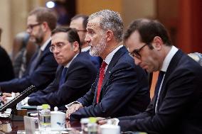 Second day of the King and Queen's state trip to China