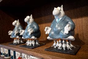 Exhibition of Philippe Geluck - Paris AJ