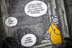 Exhibition of Philippe Geluck - Paris AJ
