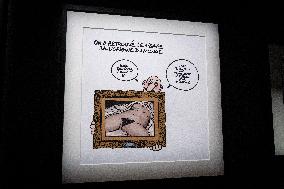 Exhibition of Philippe Geluck - Paris AJ