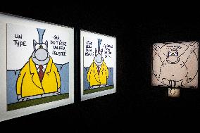Exhibition of Philippe Geluck - Paris AJ
