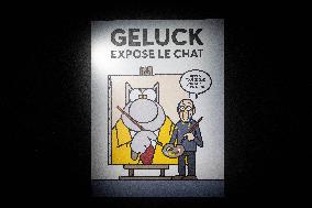 Exhibition of Philippe Geluck - Paris AJ