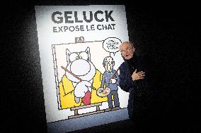 Exhibition of Philippe Geluck - Paris AJ