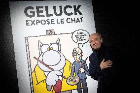 Exhibition of Philippe Geluck - Paris AJ