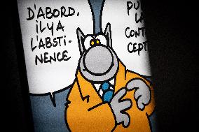 Exhibition of Philippe Geluck - Paris AJ