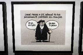 Exhibition of Philippe Geluck - Paris AJ