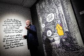 Exhibition of Philippe Geluck - Paris AJ