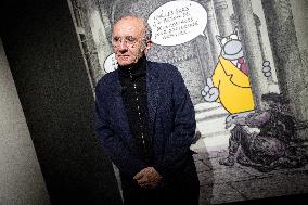 Exhibition of Philippe Geluck - Paris AJ