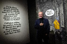 Exhibition of Philippe Geluck - Paris AJ