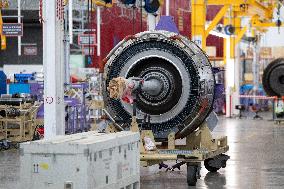 Aircraft Engines Maintenance at Air France Industries site - Orly