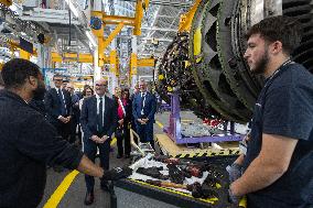 Sebastien Martin visits Air France Industries site - Orly