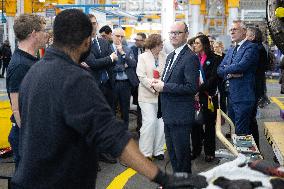 Sebastien Martin visits Air France Industries site - Orly