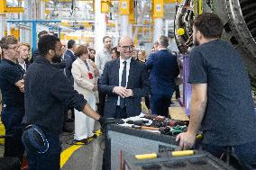 Sebastien Martin visits Air France Industries site - Orly