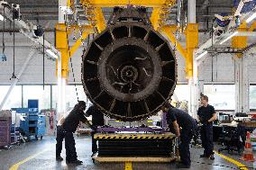 Aircraft Engines Maintenance at Air France Industries site - Orly