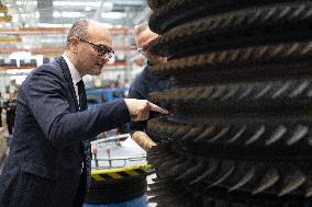 Sebastien Martin visits Air France Industries site - Orly