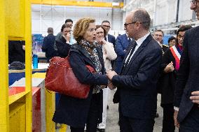 Sebastien Martin visits Air France Industries site - Orly