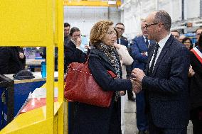 Sebastien Martin visits Air France Industries site - Orly