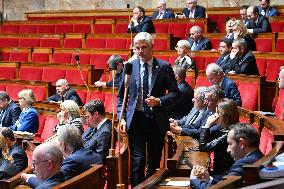 Questions to Government at The National Assembly - Paris