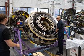 Aircraft Engines Maintenance at Air France Industries site - Orly