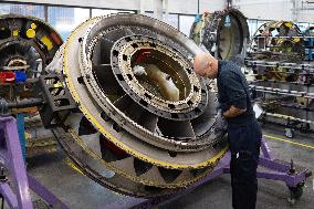 Aircraft Engines Maintenance at Air France Industries site - Orly