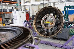 Aircraft Engines Maintenance at Air France Industries site - Orly