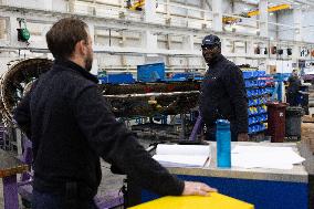 Aircraft Engines Maintenance at Air France Industries site - Orly