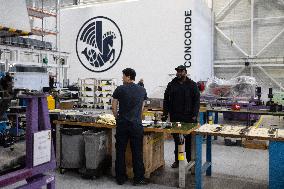 Aircraft Engines Maintenance at Air France Industries site - Orly