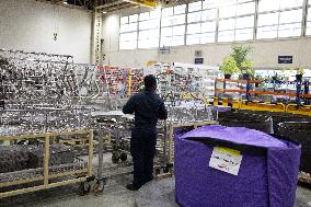 Aircraft Engines Maintenance at Air France Industries site - Orly