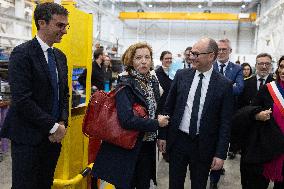 Sebastien Martin visits Air France Industries site - Orly