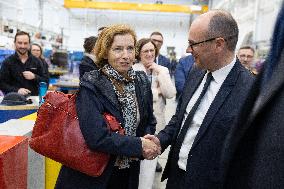 Sebastien Martin visits Air France Industries site - Orly