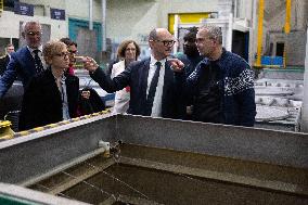 Sebastien Martin visits Air France Industries site - Orly